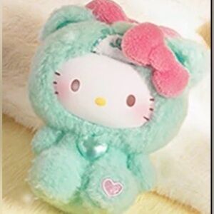 Top Toy- HELLO KITTY Teddy Pajamas Plush Keychain- NIB- Confirmed: Mint Pajamas